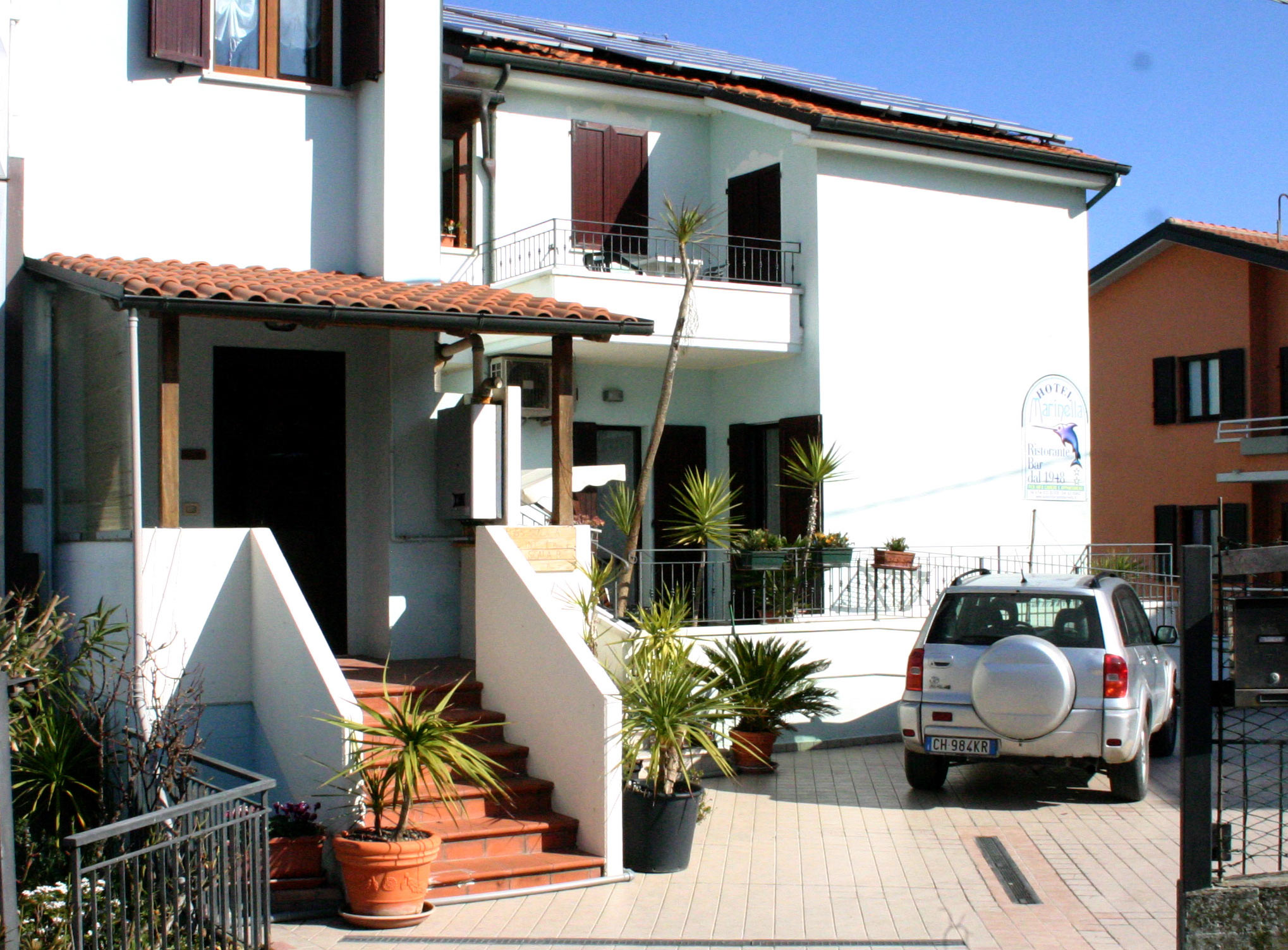 Hotel and apartments